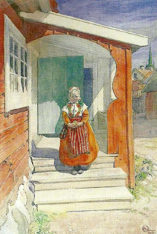 Carl Larsson lillanna -lilla anna oil painting image